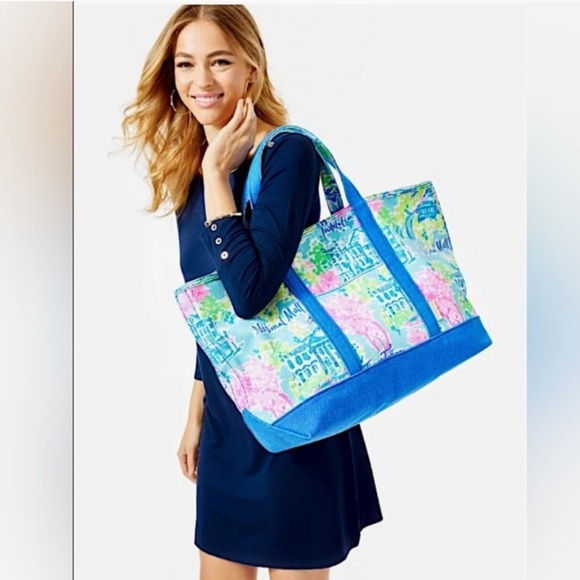 Lilly Pulitzer Lilly loves DC Mercato tote - Picture 3 of 13